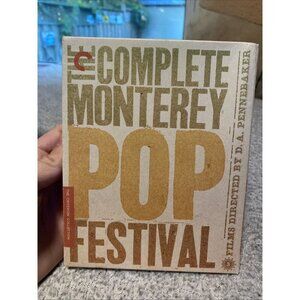 The Complete Monterey Pop Festival Criterion Collection Blu Ray Edition w/ Books